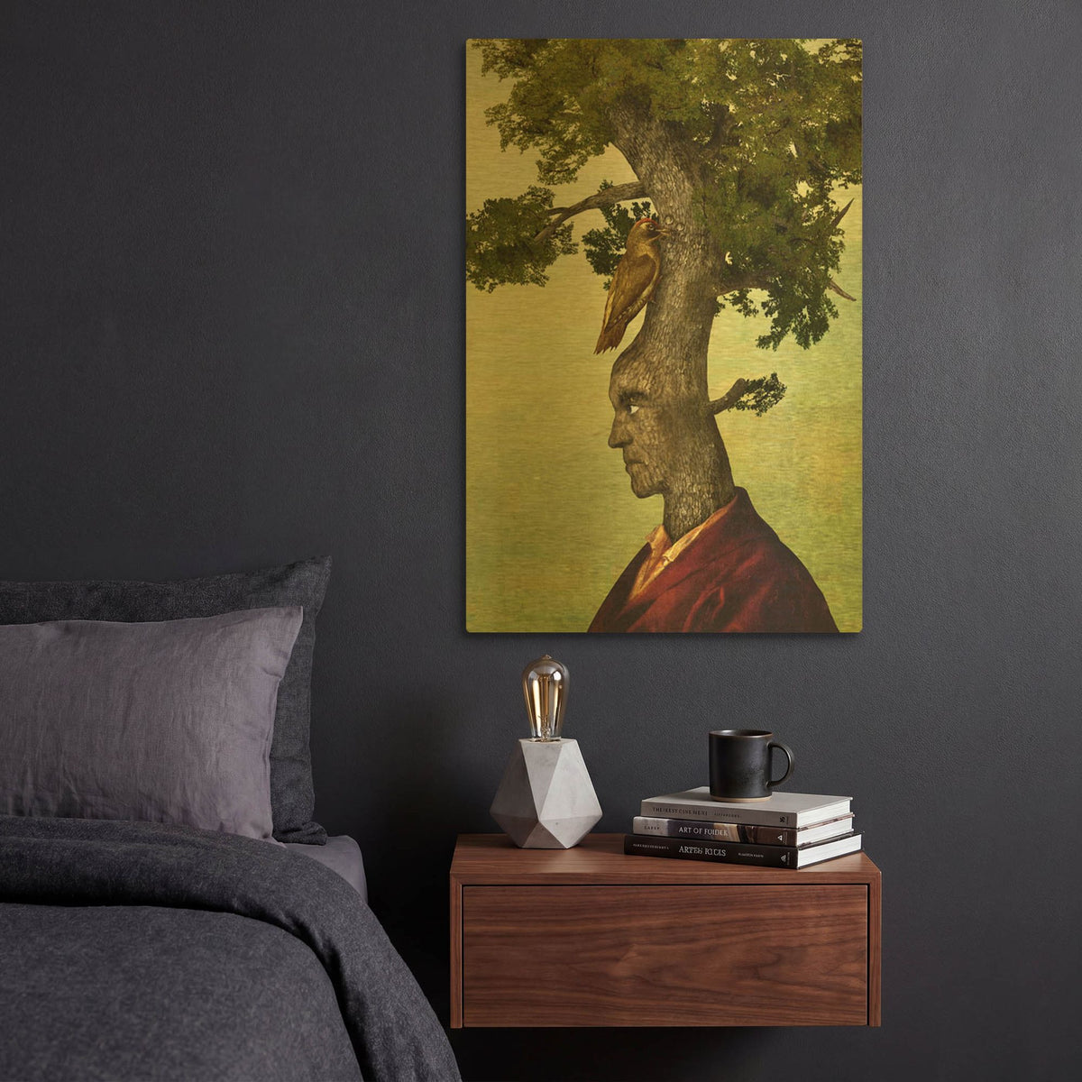 'Tenacious' By Diogo Verissimo Gold Metal Wall Art