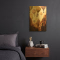 'Voyage to the Unkown' By Diogo Verissimo Gold Metal Wall Art
