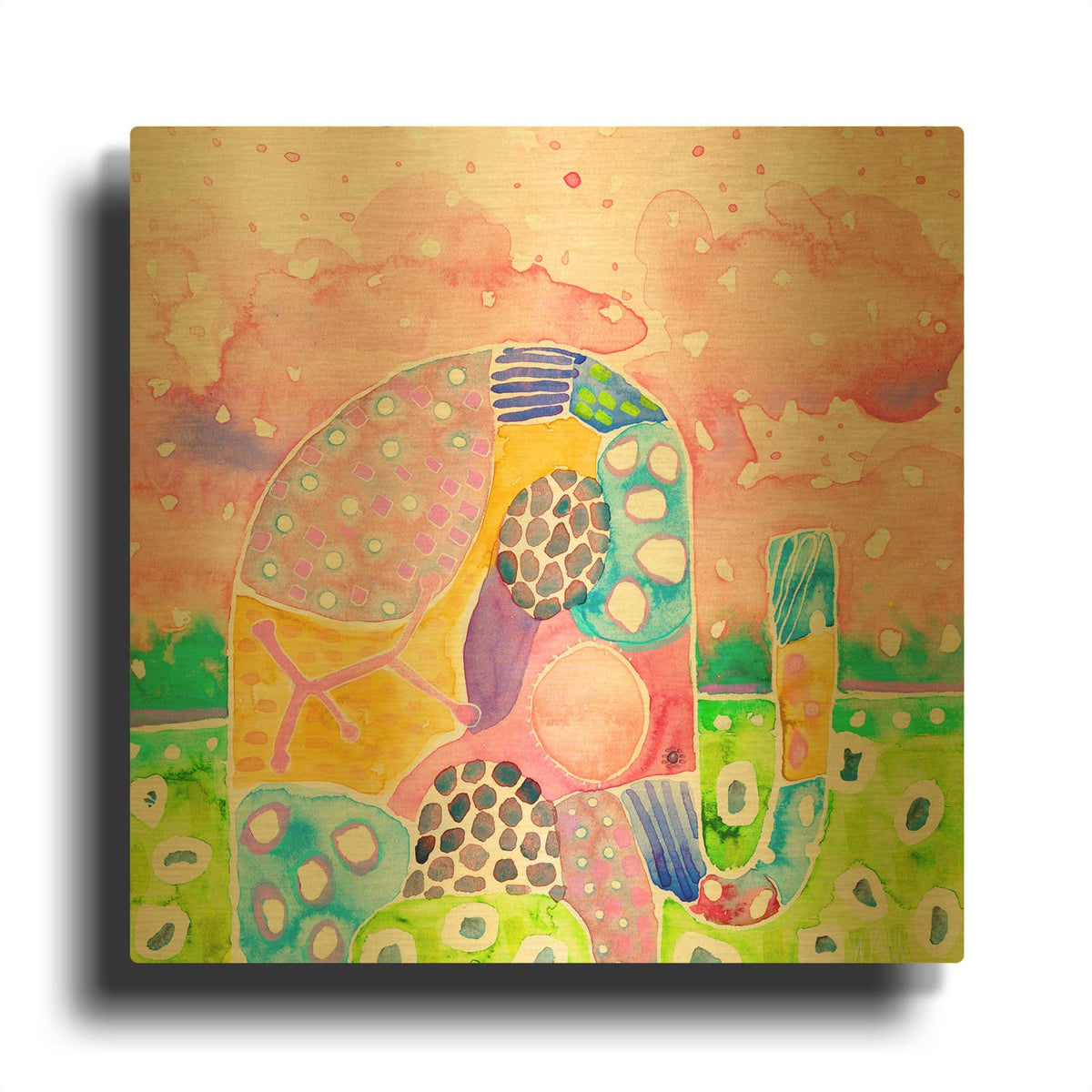 'Charmed' By Wyanne Gold Metal Wall Art