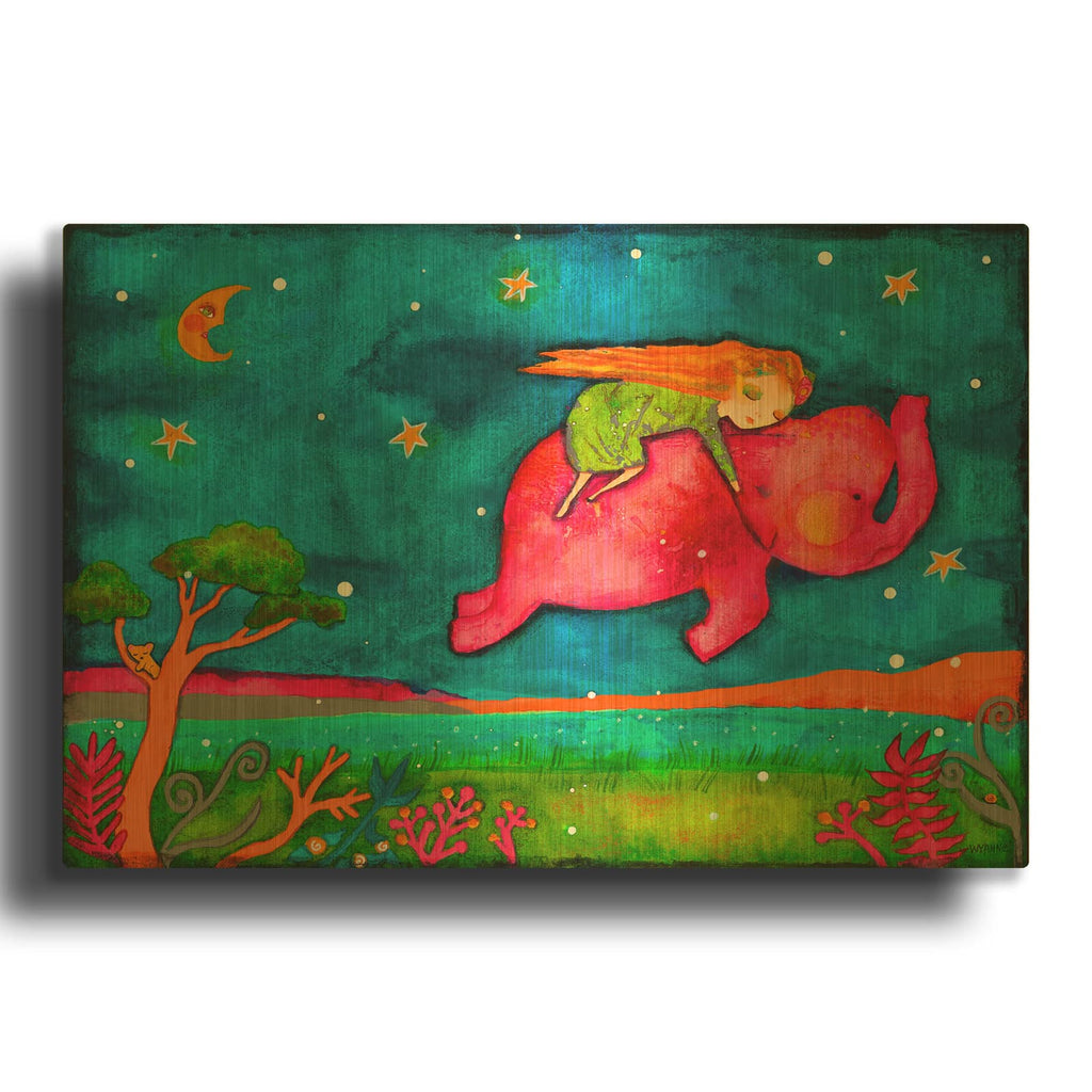 'Come Dream With Me' By Wyanne Gold Metal Wall Art