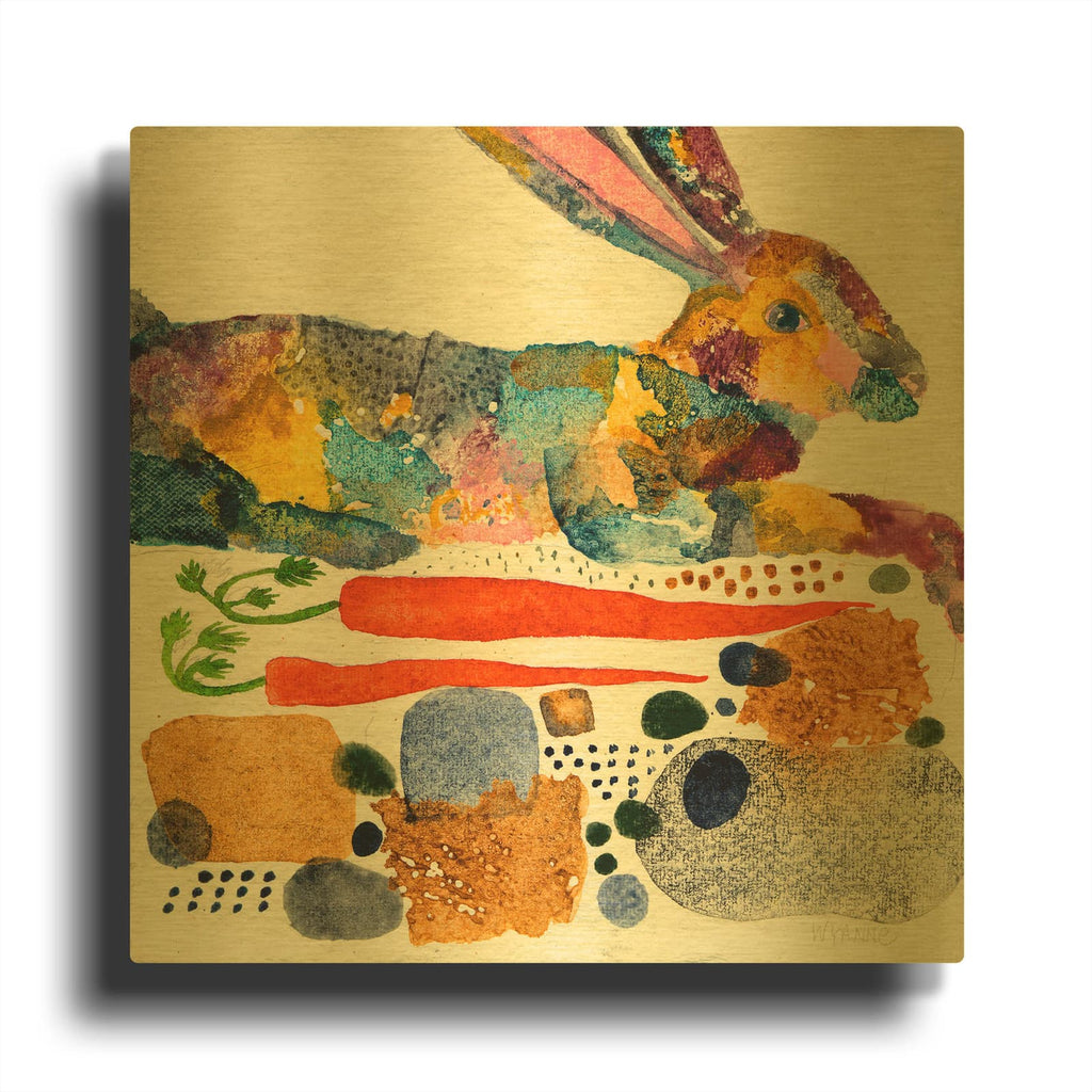 'Provisions' By Wyanne Gold Metal Wall Art