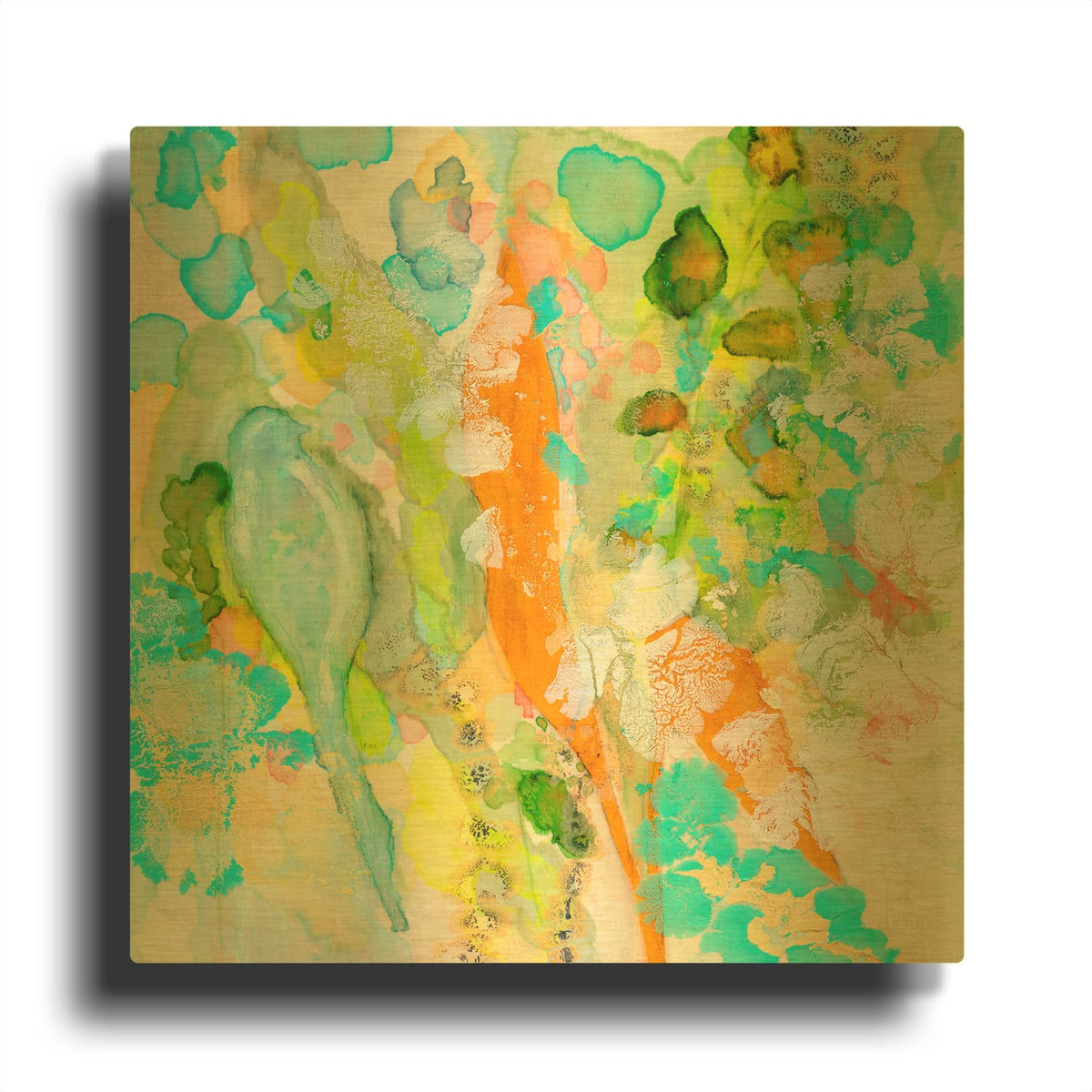 'New Light' By Wyanne Gold Metal Wall Art