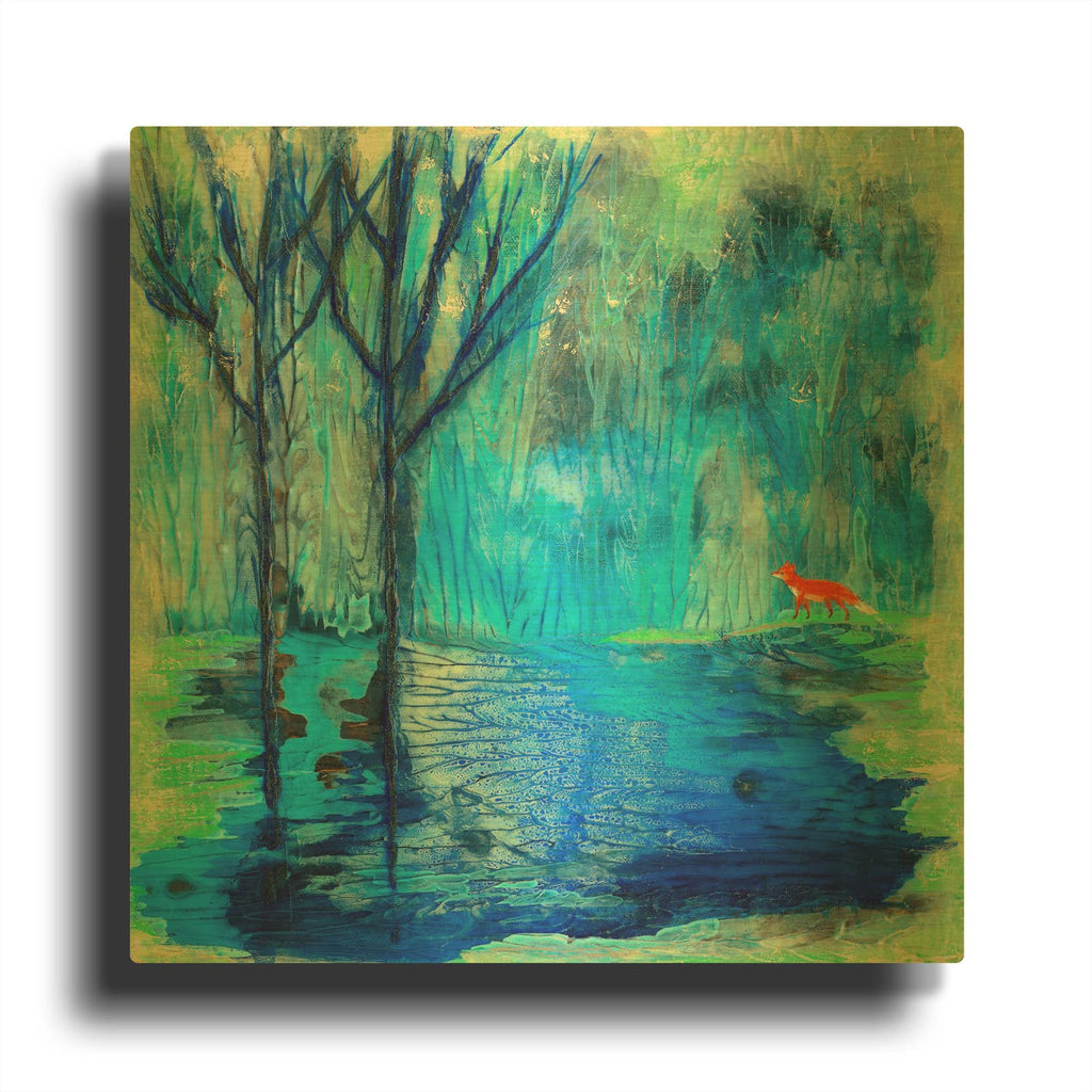 'Tranquil Travels' By Wyanne Gold Metal Wall Art