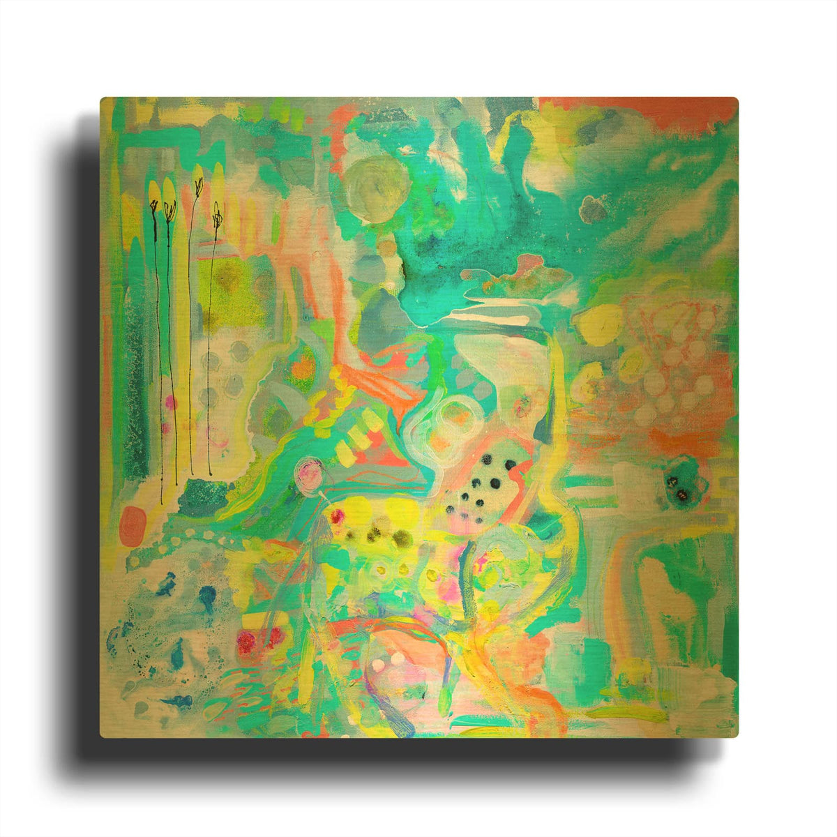 'Your Normal Isn' By Wyanne Gold Metal Wall Art