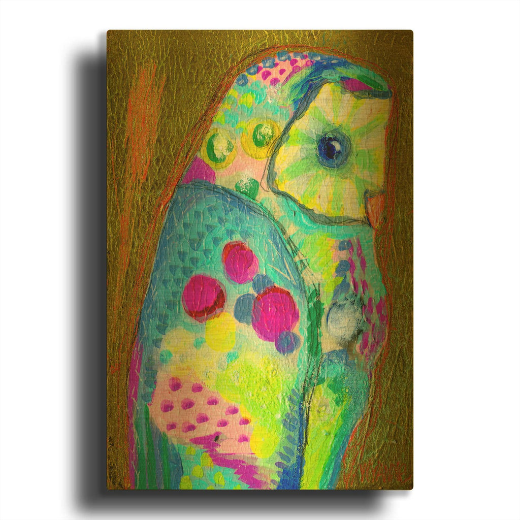 'Shy One' By Wyanne Gold Metal Wall Art