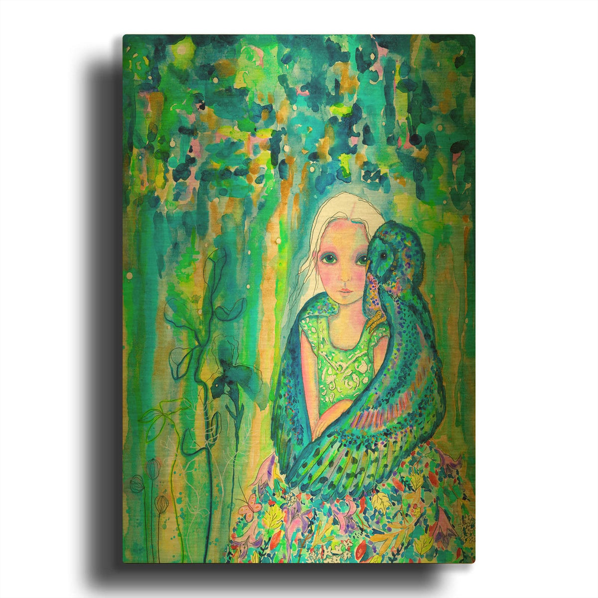 'Southern Comfort' By Wyanne Gold Metal Wall Art