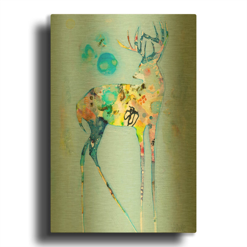 'Strength' By Wyanne Gold Metal Wall Art