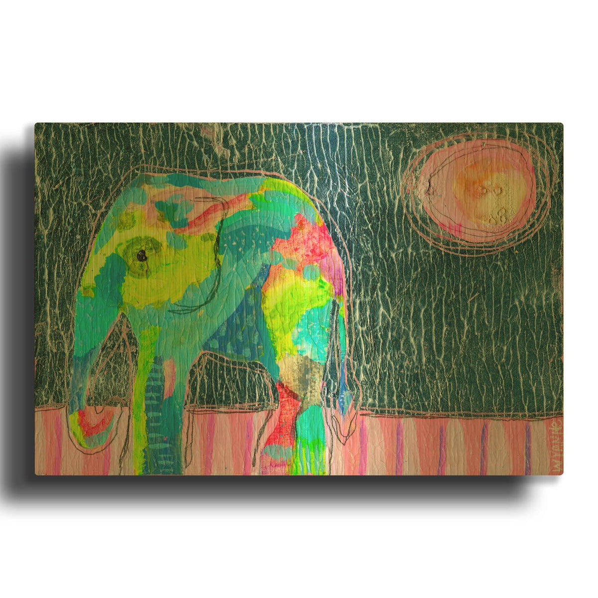 'Summer Ellie' By Wyanne Gold Metal Wall Art