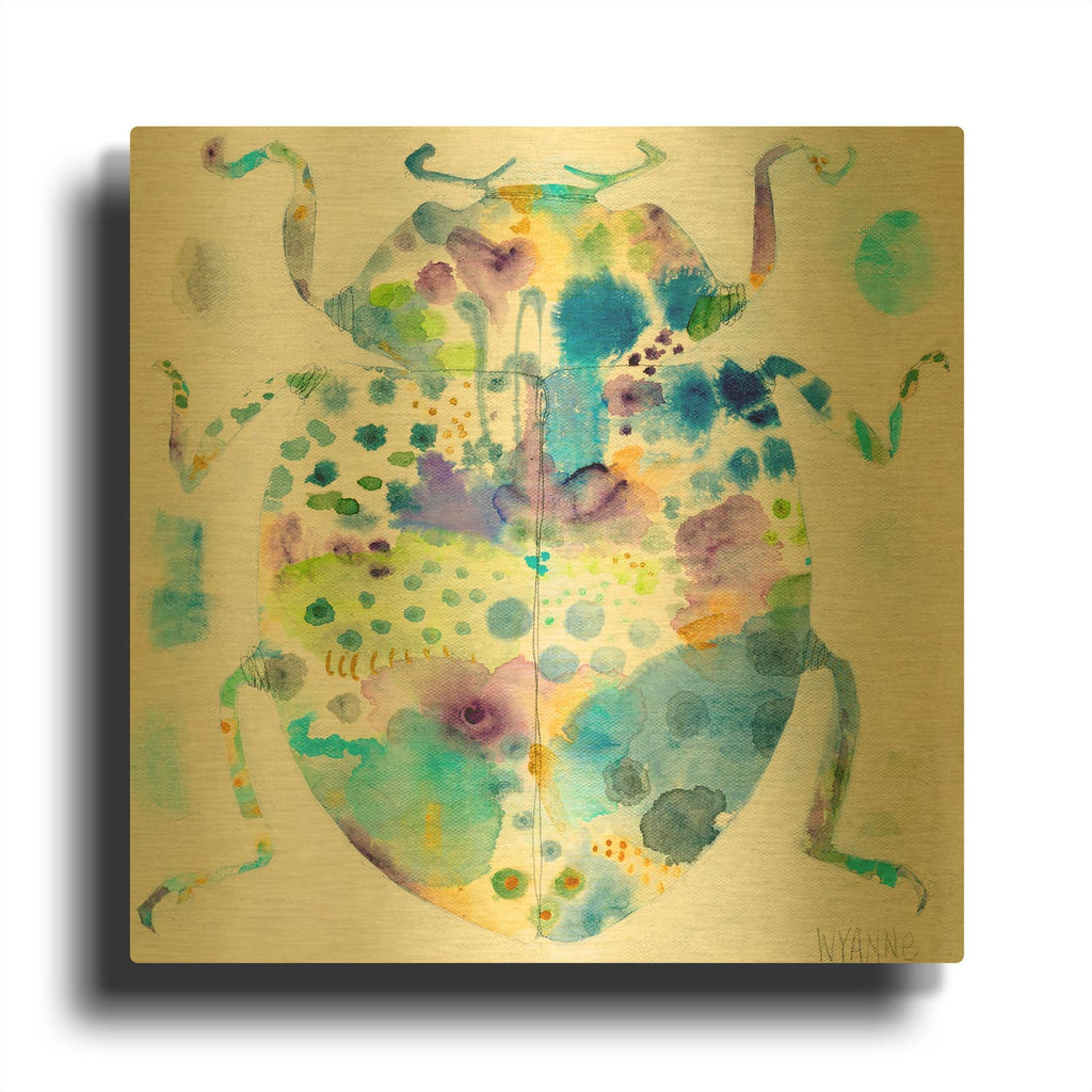 'Fat Boy' By Wyanne Gold Metal Wall Art