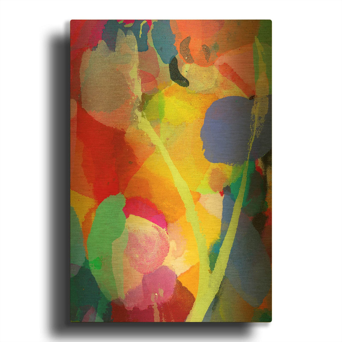 'Flora' By Wyanne Gold Metal Wall Art
