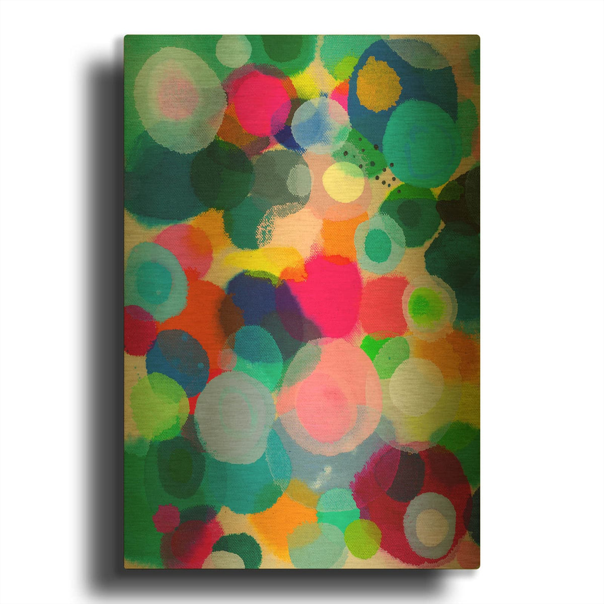 'Power Wins One' By Wyanne Gold Metal Wall Art
