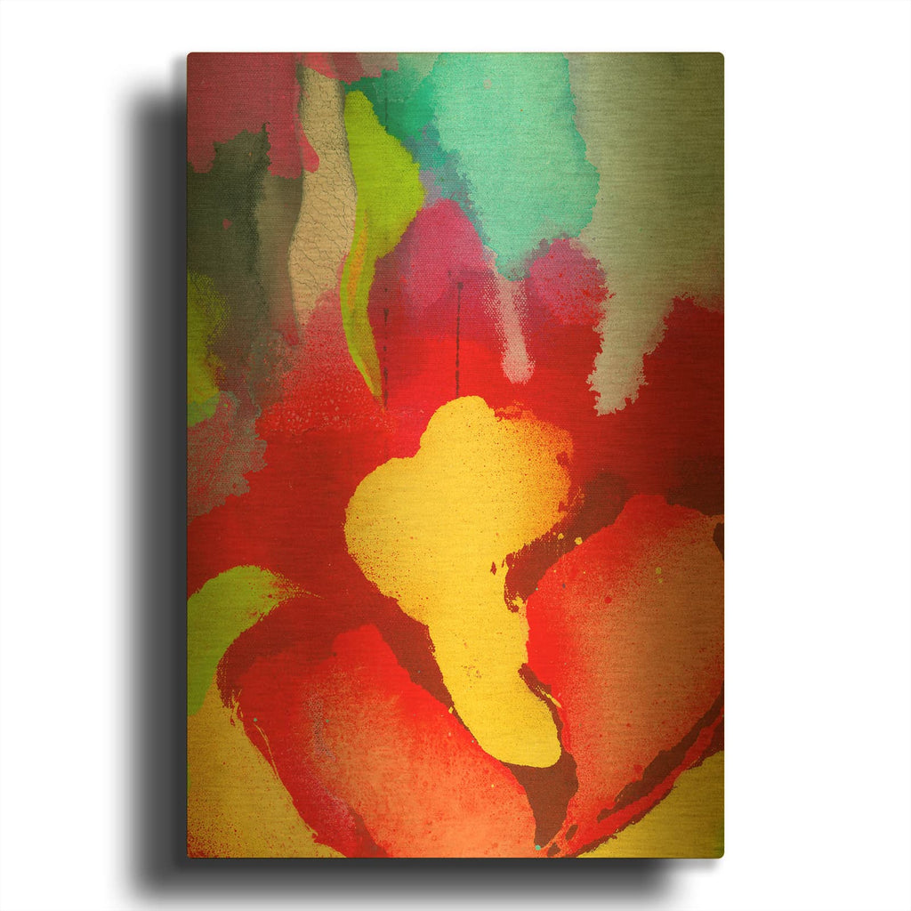'Wild Blossom' By Wyanne Gold Metal Wall Art