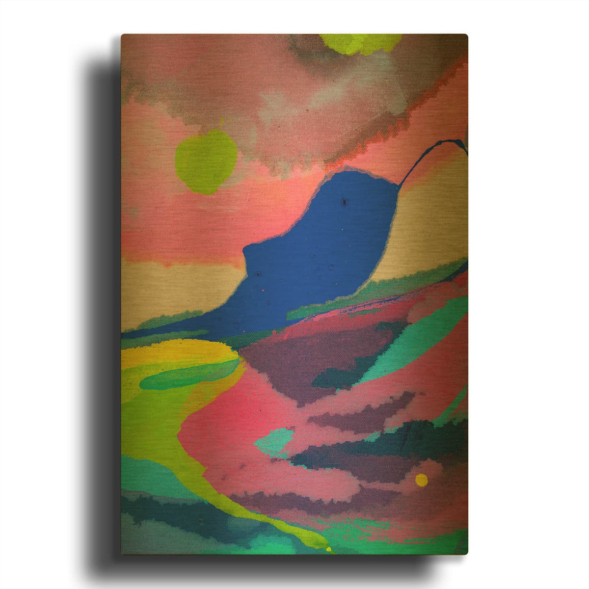 'Wild Ocean' By Wyanne Gold Metal Wall Art