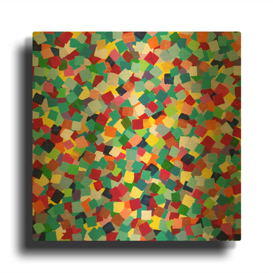 'Fascination 6' By Hilary Winfield Gold Metal Wall Art