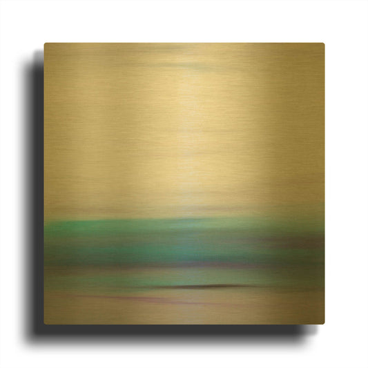 'Sunset 45' By Hilary Winfield Gold Metal Wall Art