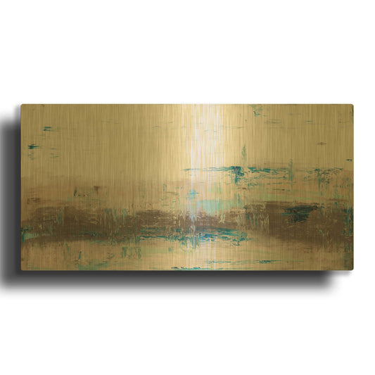 'Clarity 2' By Hilary Winfield Gold Metal Wall Art