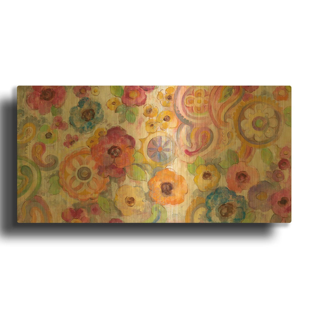 'Bohemian Summer I' By Silvia Vassileva Gold Metal Wall Art