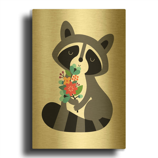'Beautiful Day' By Andy Westface Gold Metal Wall Art