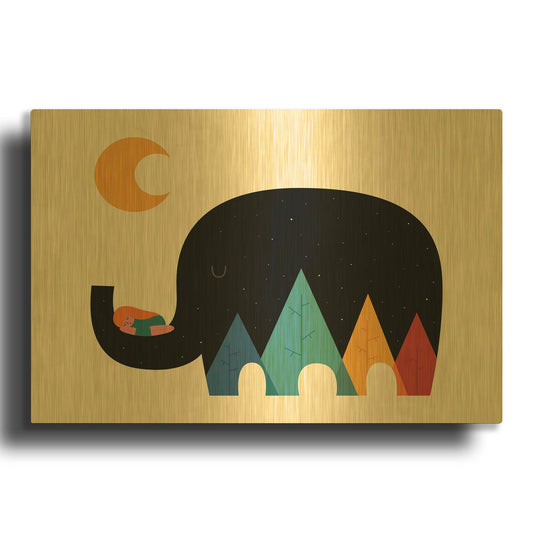 'Dream In The Air' By Andy Westface Gold Metal Wall Art