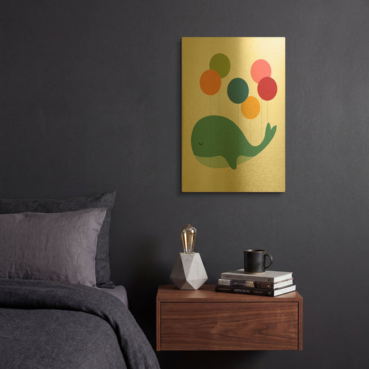 'Dream Walker' By Andy Westface Gold Metal Wall Art