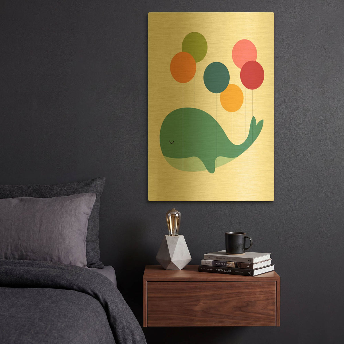 'Dream Walker' By Andy Westface Gold Metal Wall Art