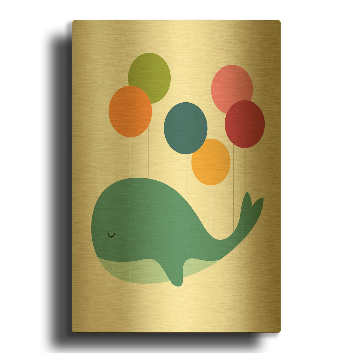 'Dream Walker' By Andy Westface Gold Metal Wall Art