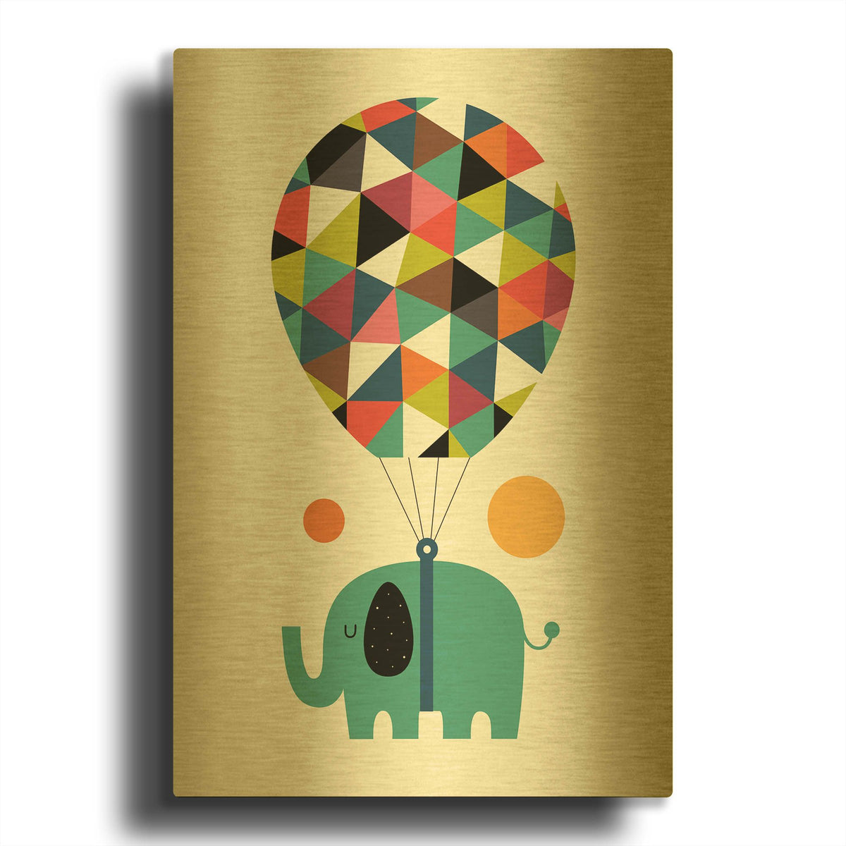 'Fly High And Dream Big' By Andy Westface Gold Metal Wall Art