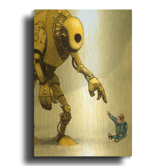 'Do In Here' By Craig Snodgrass Gold Metal Wall Art