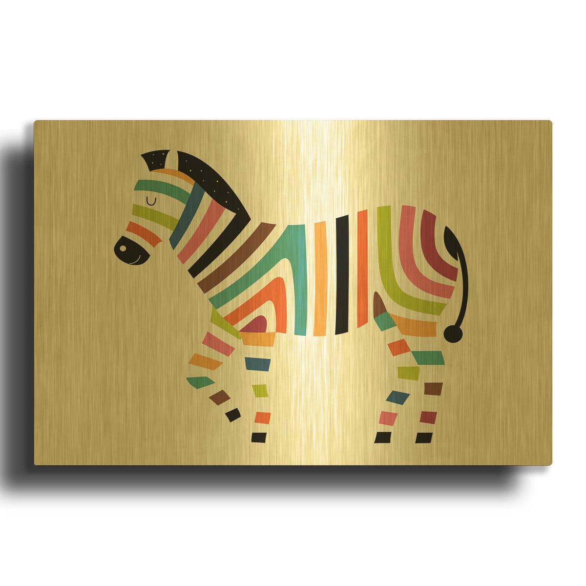 'Magic Code' By Andy Westface Gold Metal Wall Art