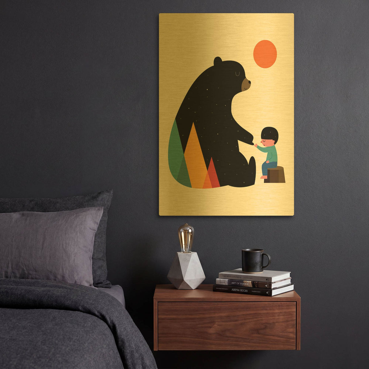 'Promise' By Andy Westface Gold Metal Wall Art