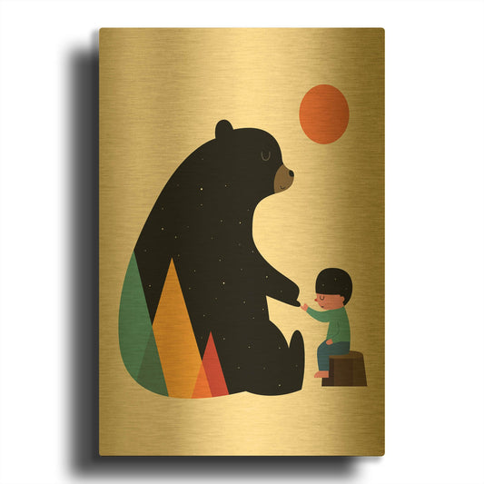 'Promise' By Andy Westface Gold Metal Wall Art