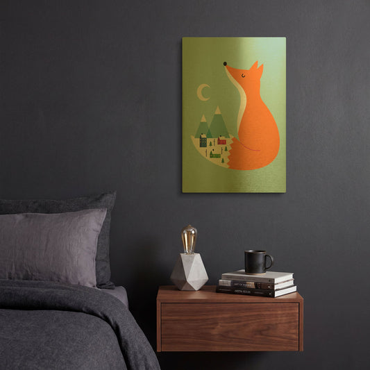 'Winter Dreams' By Andy Westface Gold Metal Wall Art