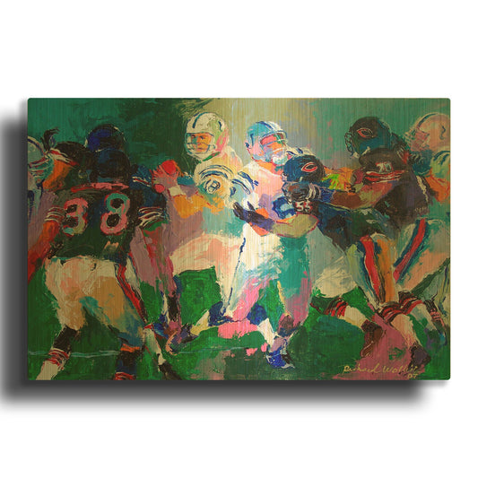 'XLI' By Richard Wallich Gold Metal Wall Art