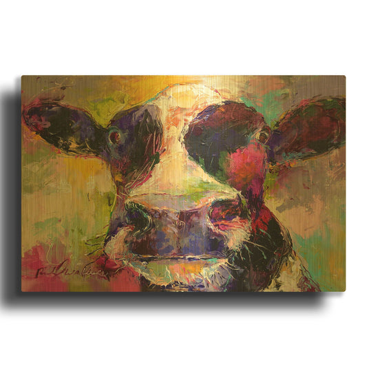 'artcow4584' By Richard Wallich Gold Metal Wall Art