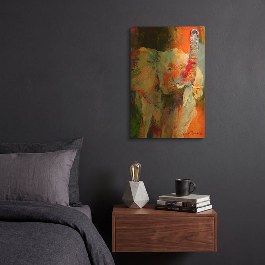 'artele1' By Richard Wallich Gold Metal Wall Art