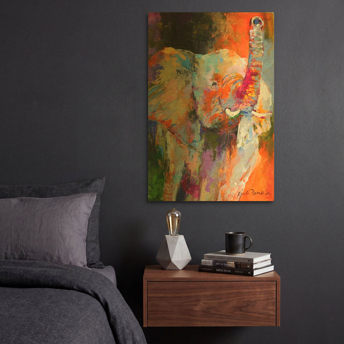 'artele1' By Richard Wallich Gold Metal Wall Art