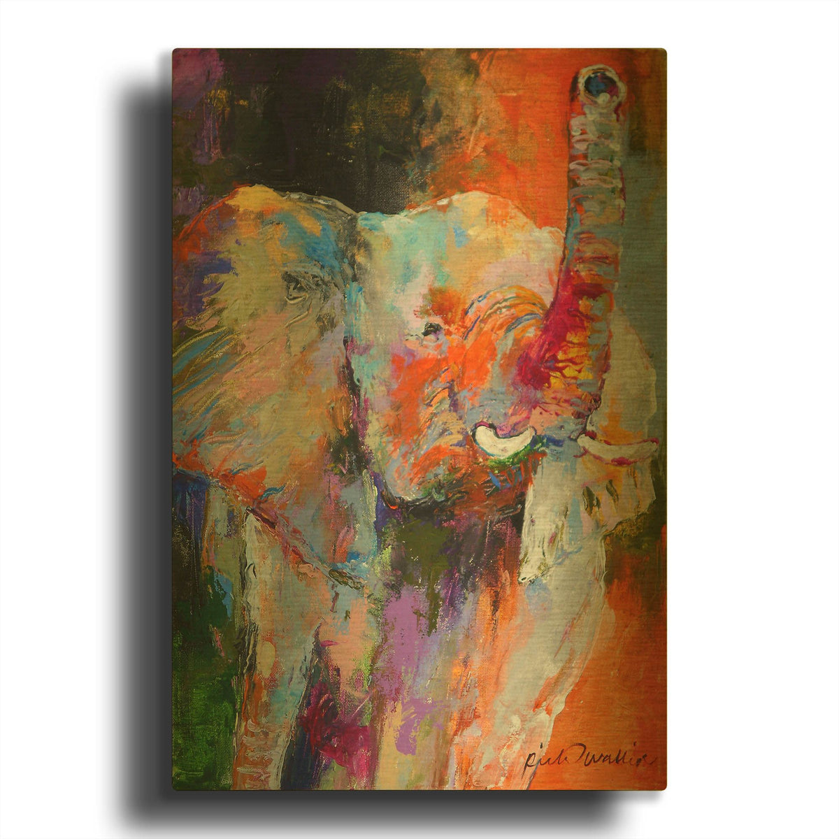 'artele1' By Richard Wallich Gold Metal Wall Art