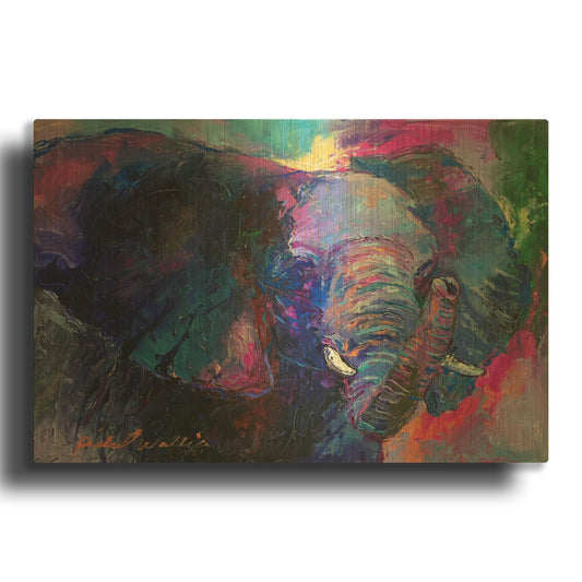 'artelephoto 4' By Richard Wallich Gold Metal Wall Art