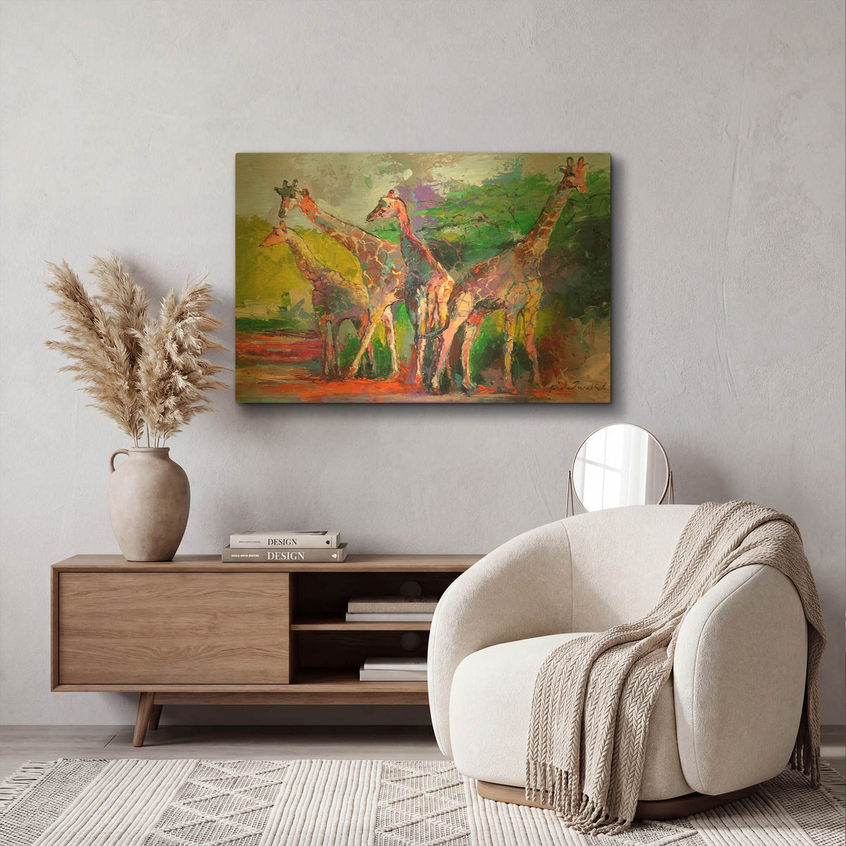 'artgirra' By Richard Wallich Gold Metal Wall Art