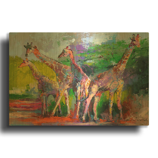 'artgirra' By Richard Wallich Gold Metal Wall Art