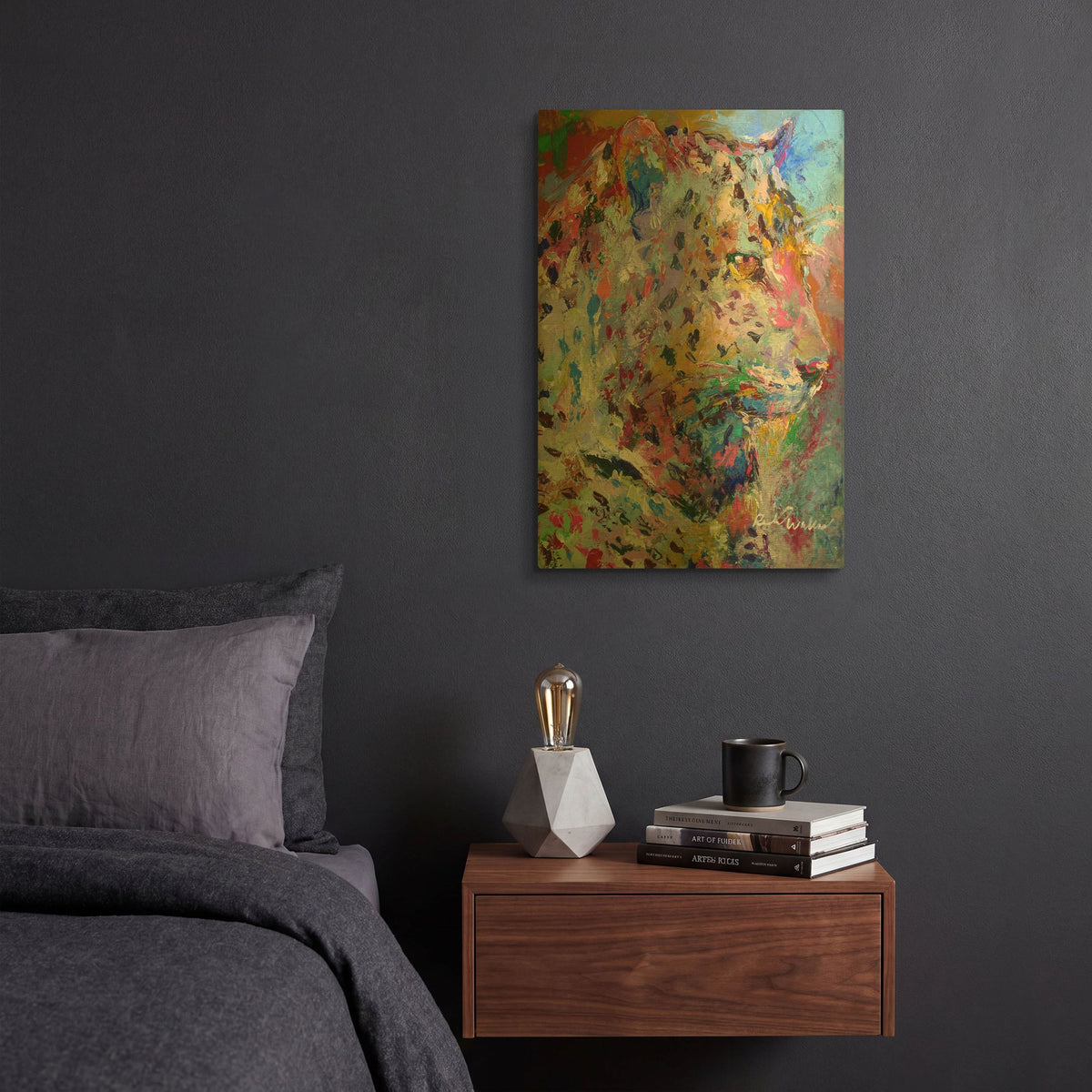 'artleo' By Richard Wallich Gold Metal Wall Art