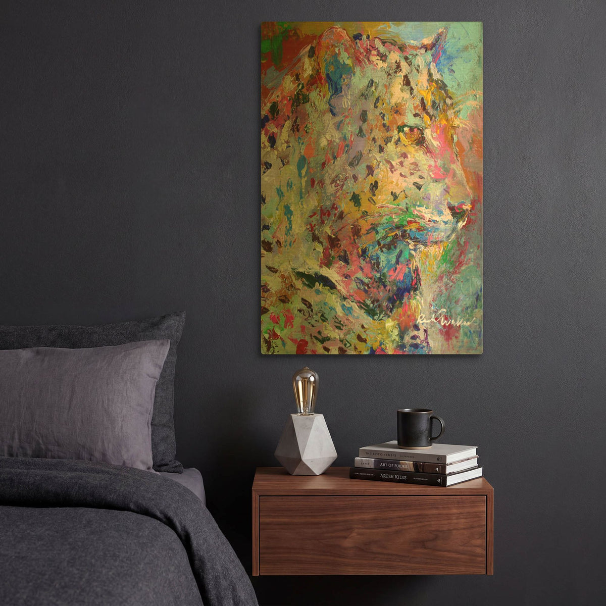 'artleo' By Richard Wallich Gold Metal Wall Art