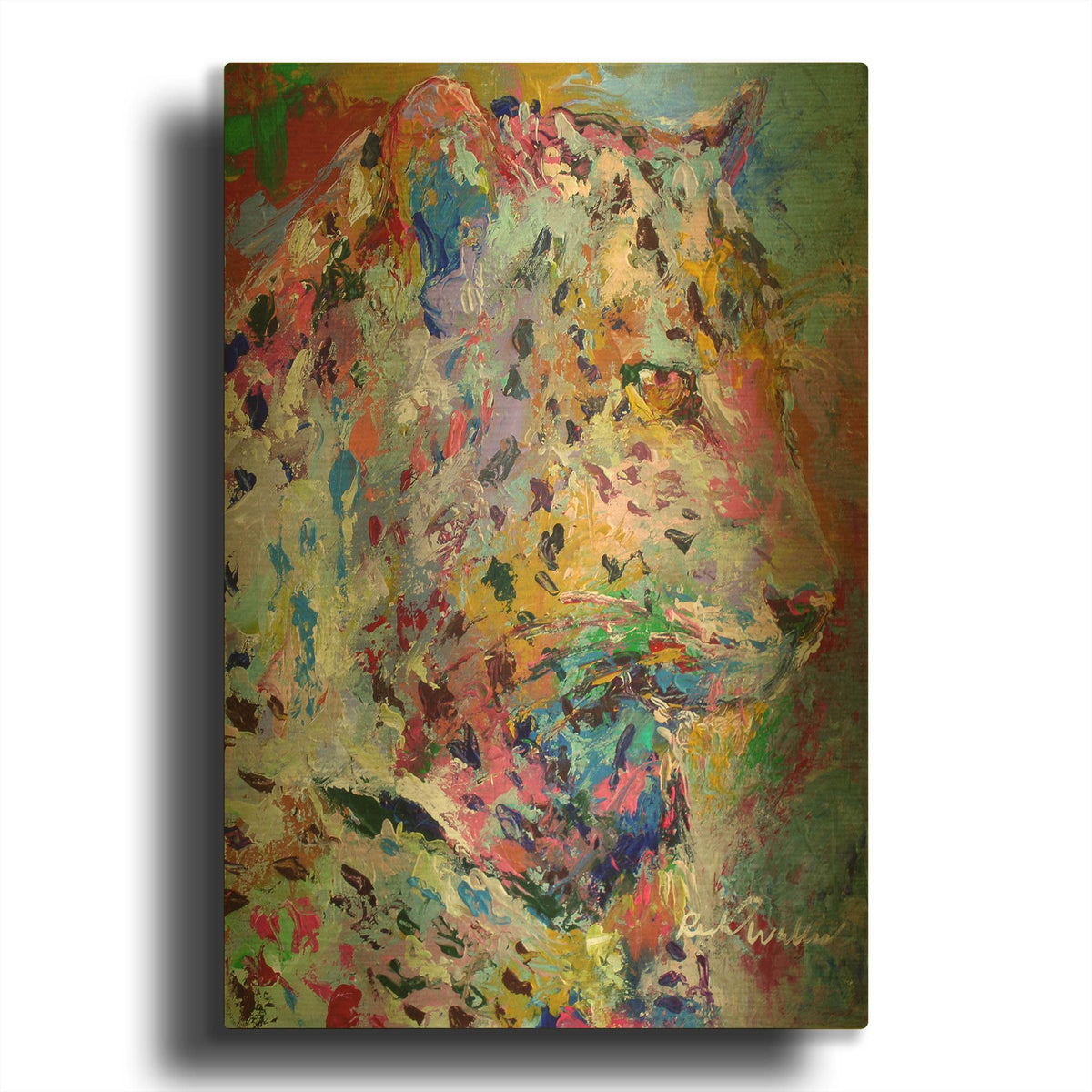 'artleo' By Richard Wallich Gold Metal Wall Art