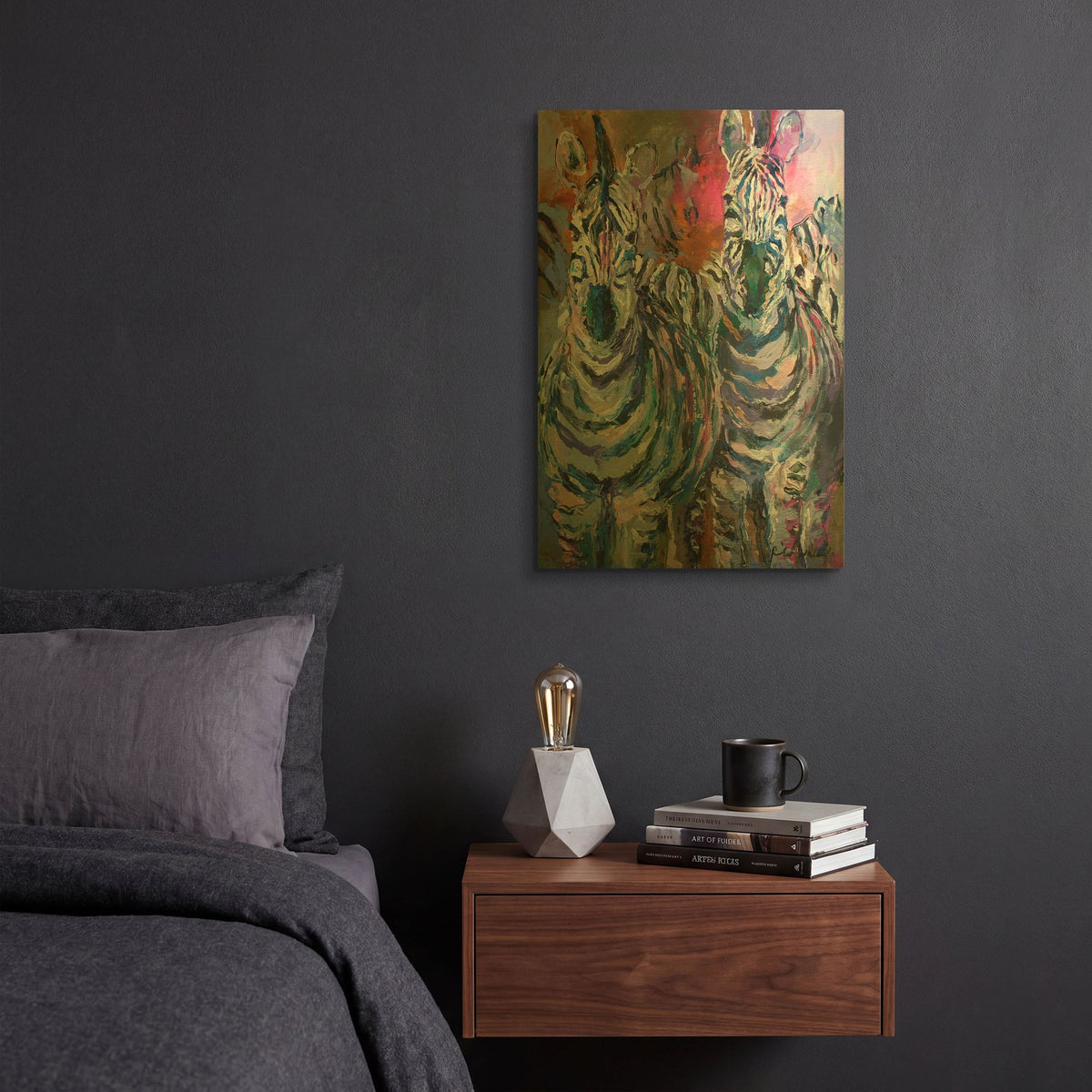 'artzebra' By Richard Wallich Gold Metal Wall Art
