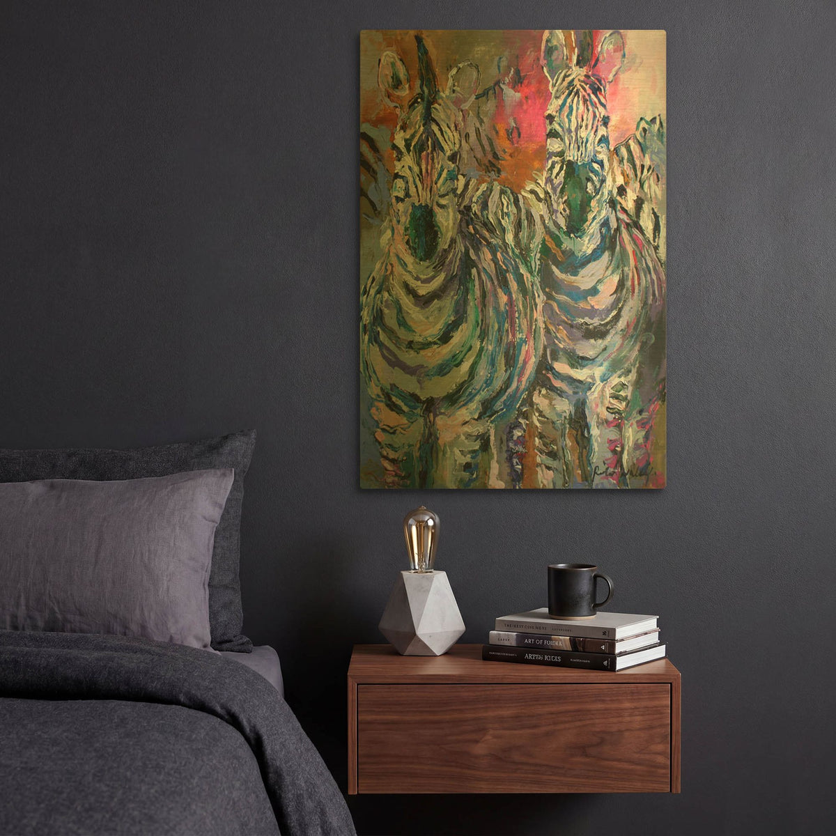 'artzebra' By Richard Wallich Gold Metal Wall Art