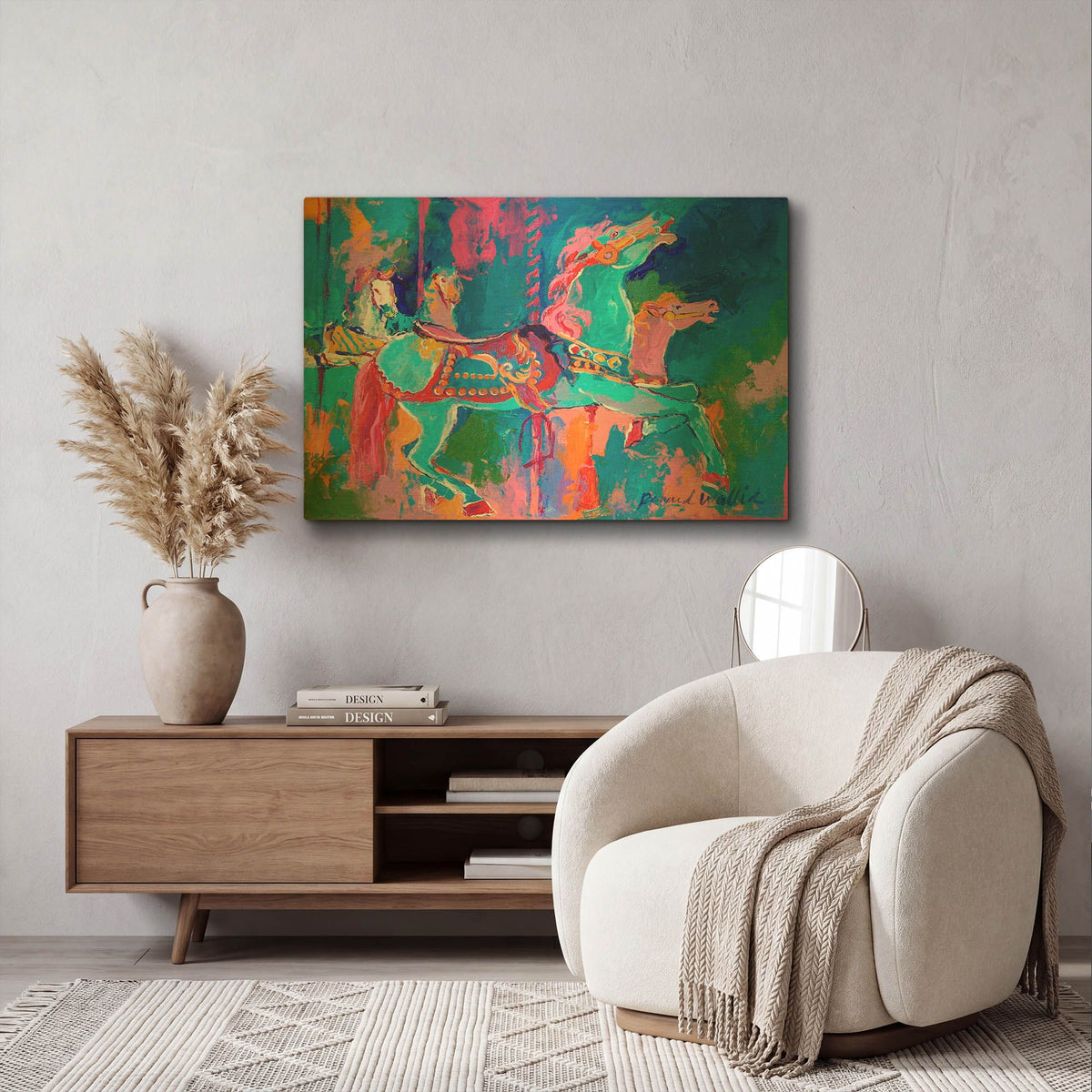 'Artcar 1' By Richard Wallich Gold Metal Wall Art