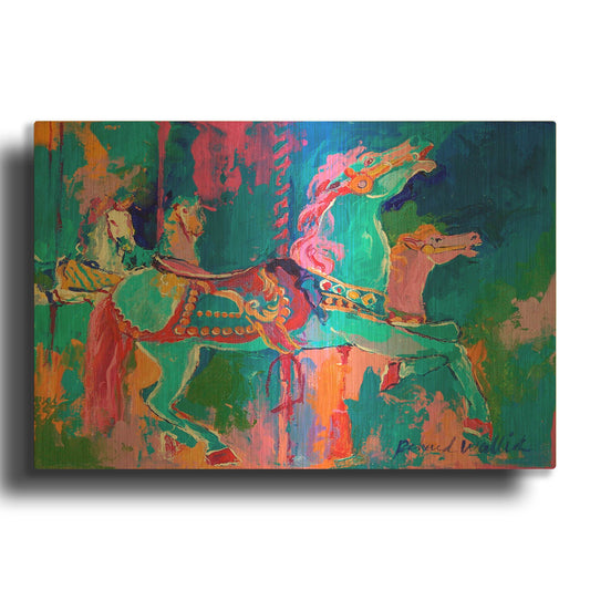 'Artcar 1' By Richard Wallich Gold Metal Wall Art