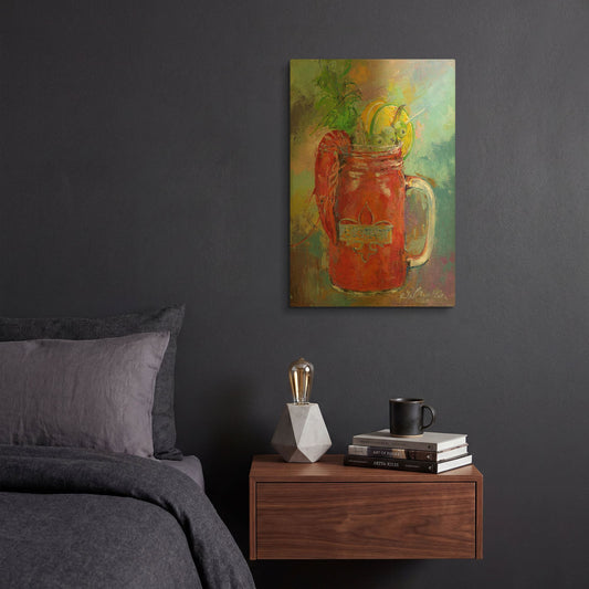 'Big Easy' By Richard Wallich Gold Metal Wall Art