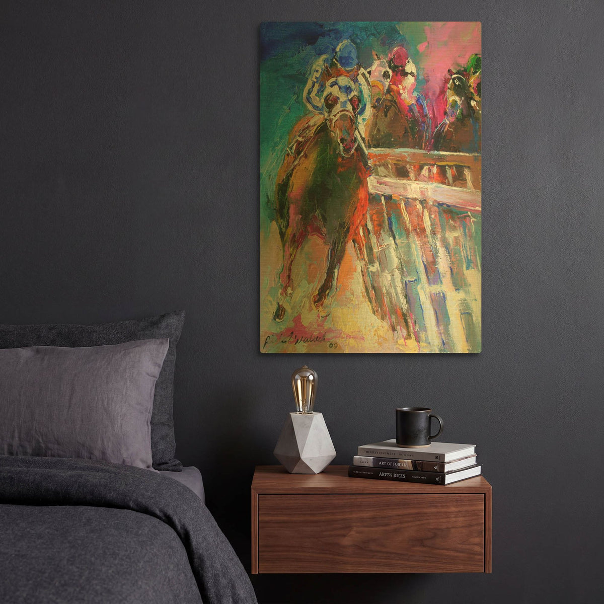 'Last Leg' By Richard Wallich Gold Metal Wall Art
