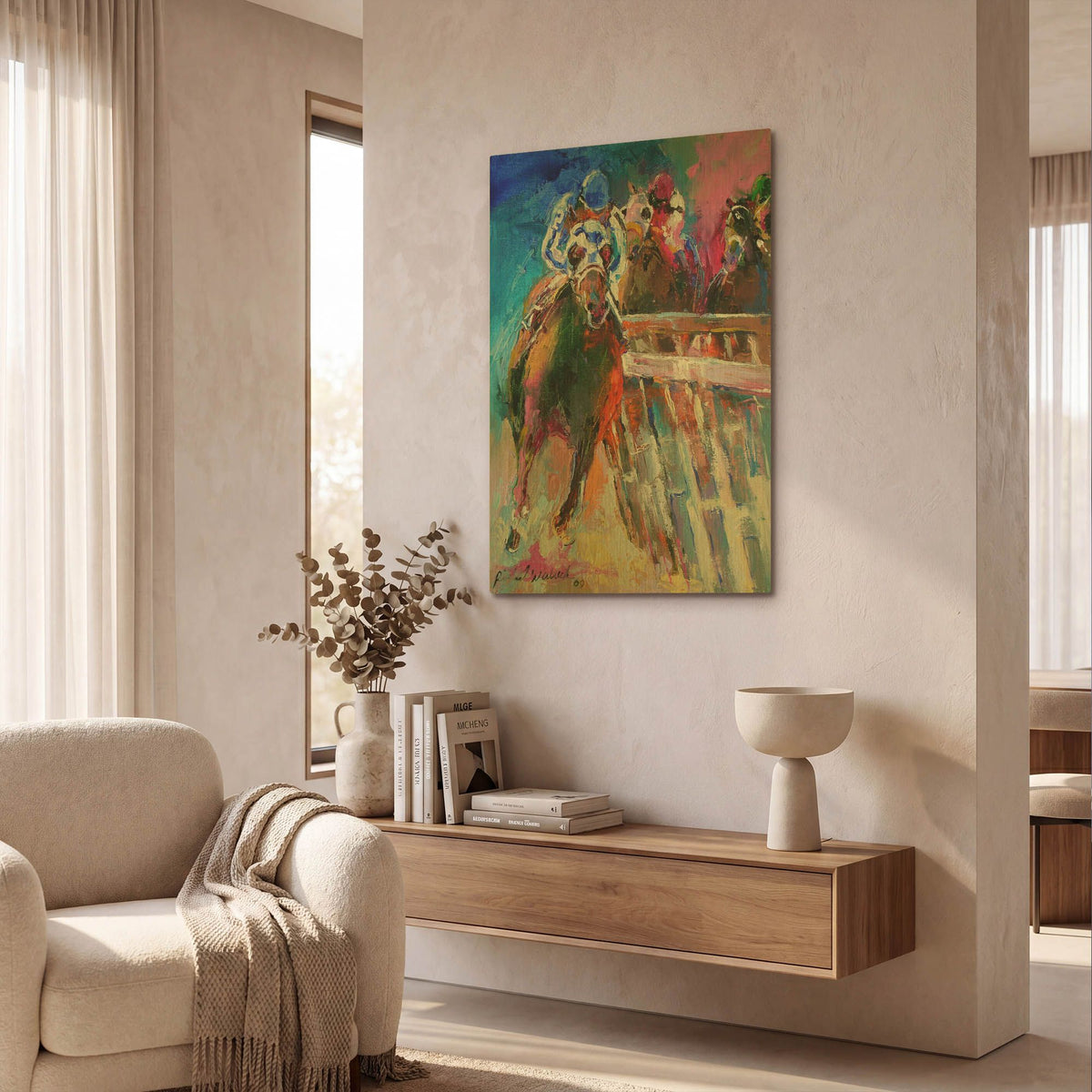 'Last Leg' By Richard Wallich Gold Metal Wall Art